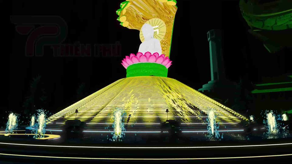 thiết kế thi công đài phun nước nghệ thuật